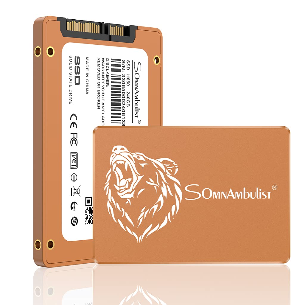 Somnambulist SSD 2TB SATA III 6GB/S Interno Disco sólido 2,5”7mm